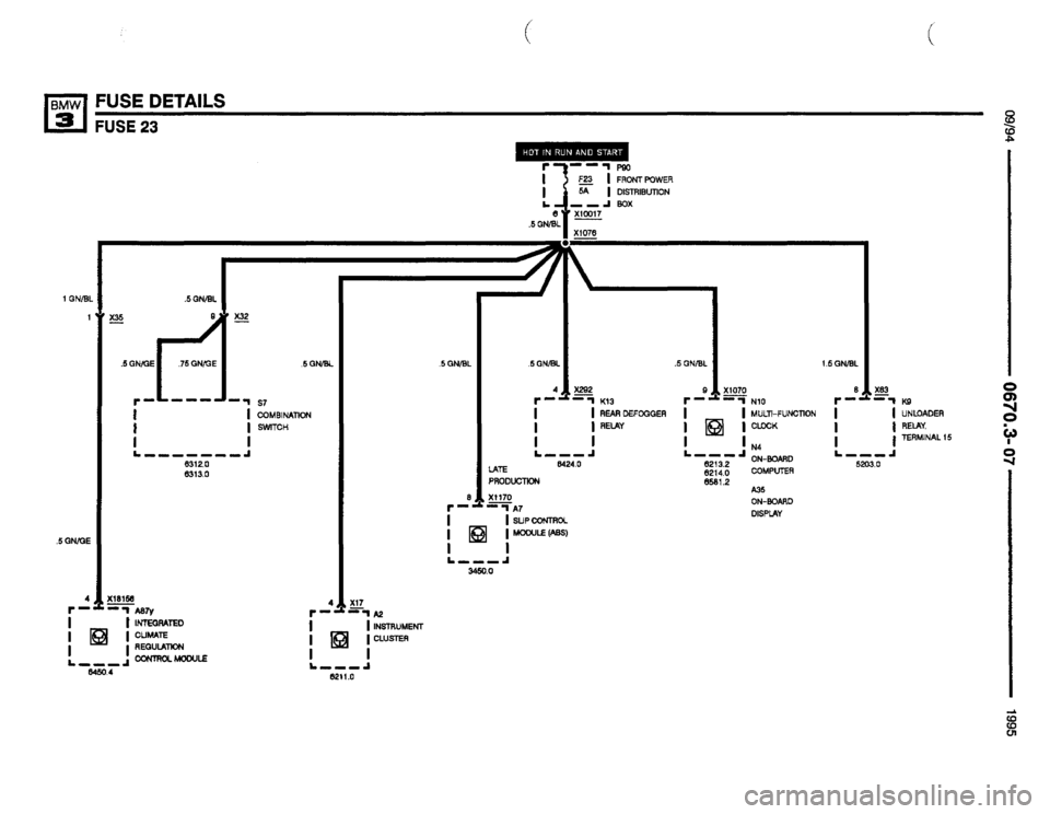 BMW M3 1995 E36 Electrical Troubleshooting Manual 