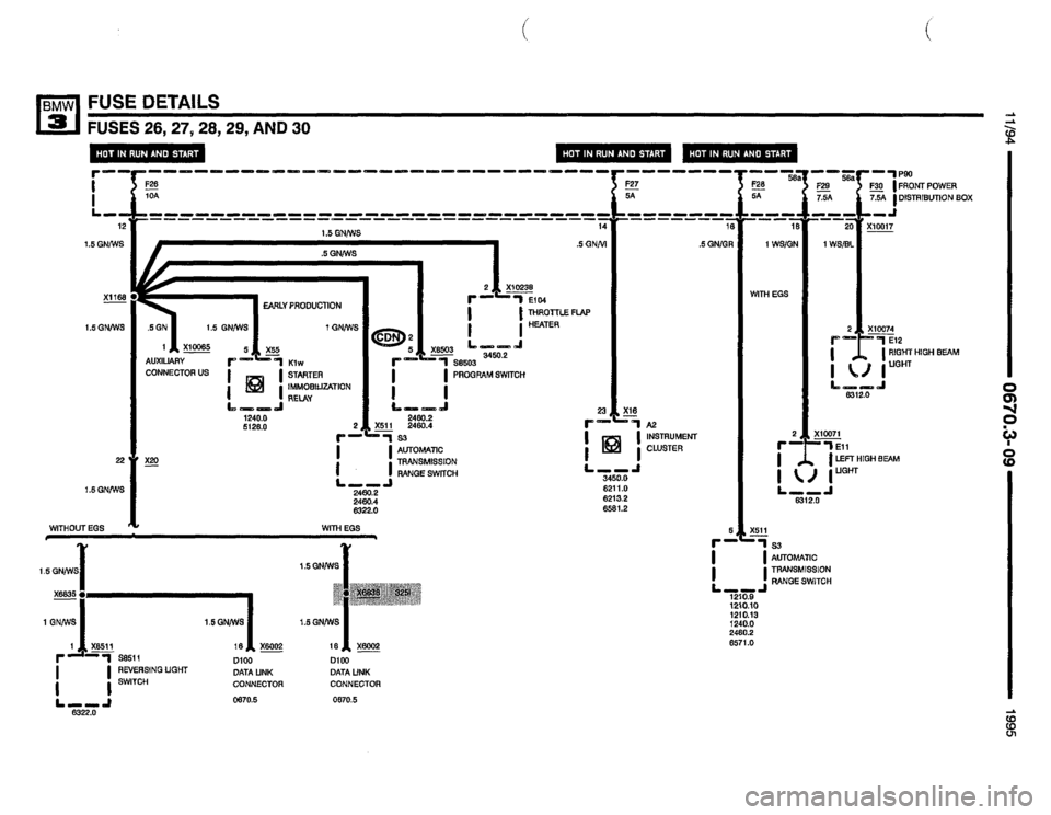 BMW 325i 1995 E36 Electrical Troubleshooting Manual 