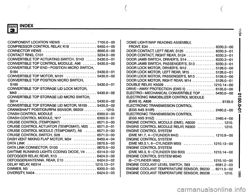 BMW 325i 1995 E36 Electrical Troubleshooting Manual 