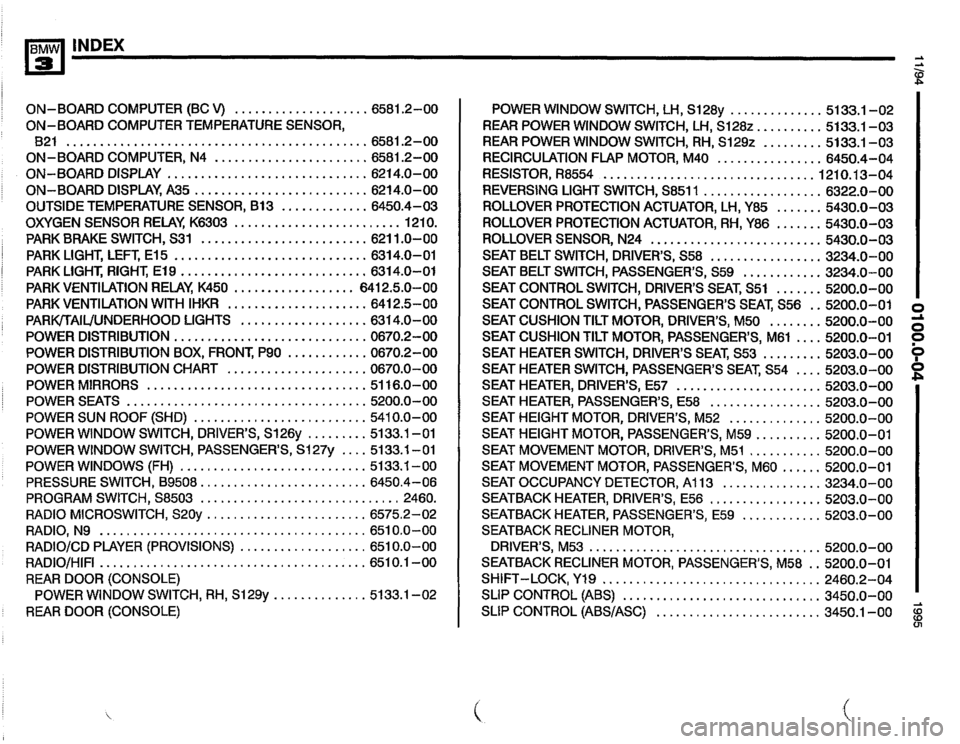 BMW 318i 1995 E36 Electrical Troubleshooting Manual 