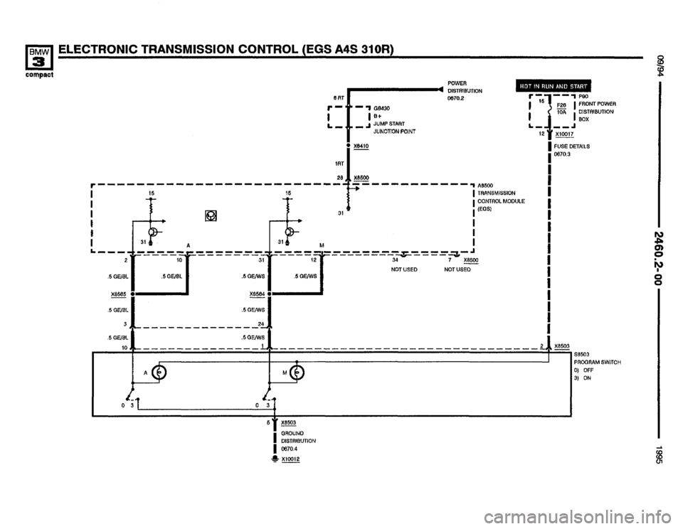 BMW 318ti 1995 E36 Electrical Troubleshooting Manual 