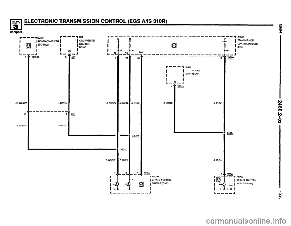 BMW 318ti 1995 E36 Electrical Troubleshooting Manual 