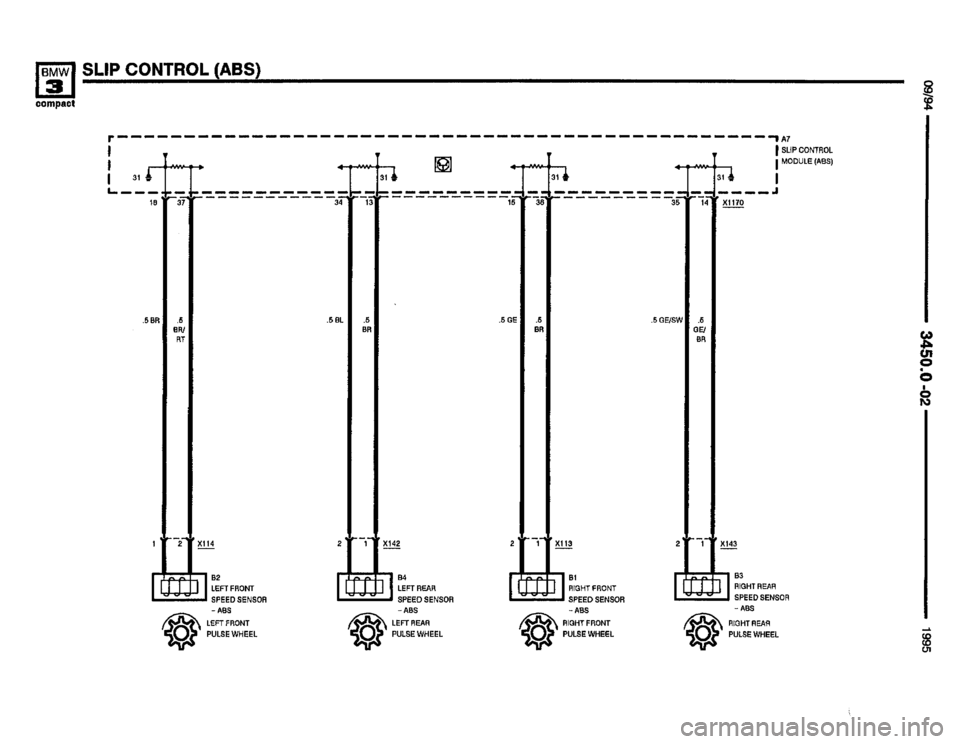 BMW 318ti 1995 E36 Electrical Troubleshooting Manual 