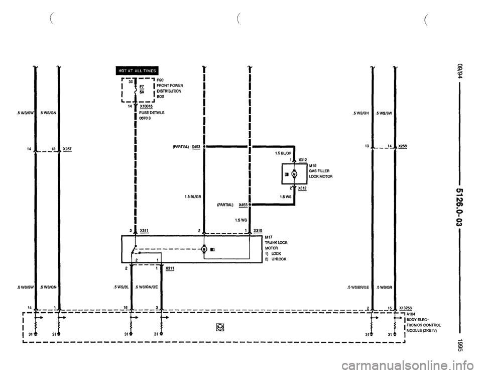 BMW 318ti 1995 E36 Electrical Troubleshooting Manual 