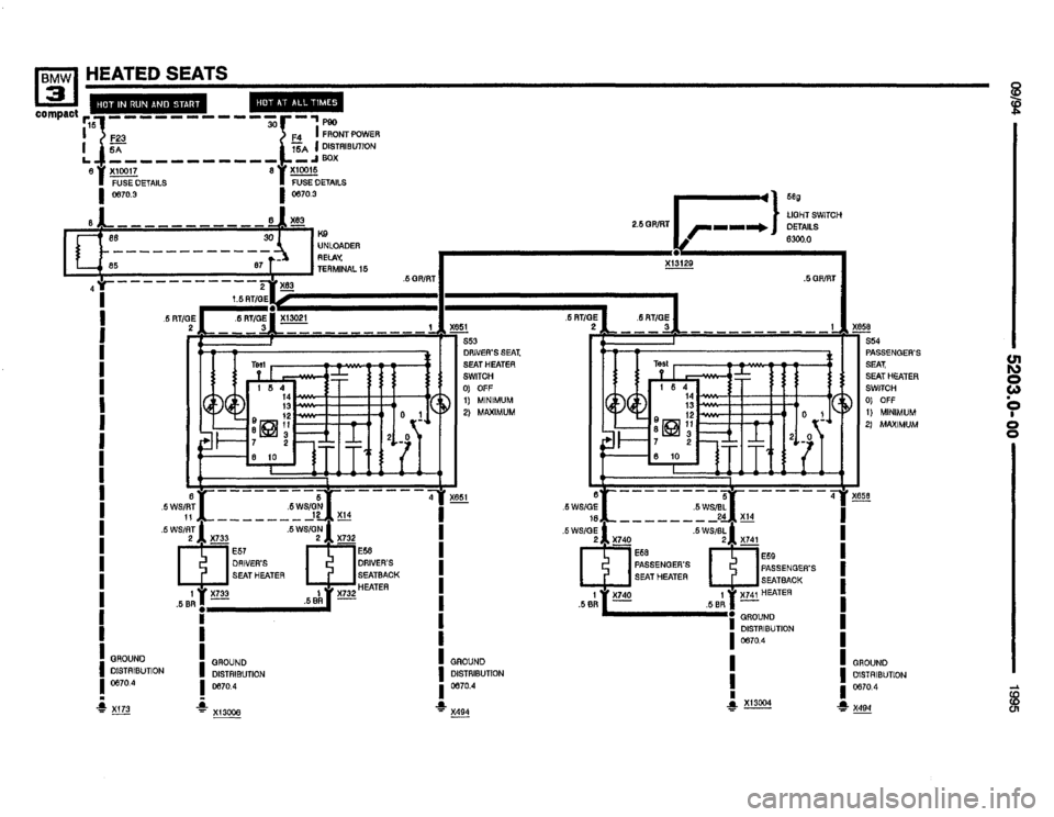 BMW 318ti 1995 E36 Electrical Troubleshooting Manual 