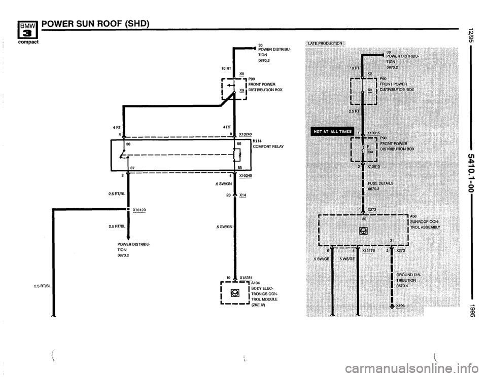 BMW 318ti 1995 E36 Electrical Troubleshooting Manual 