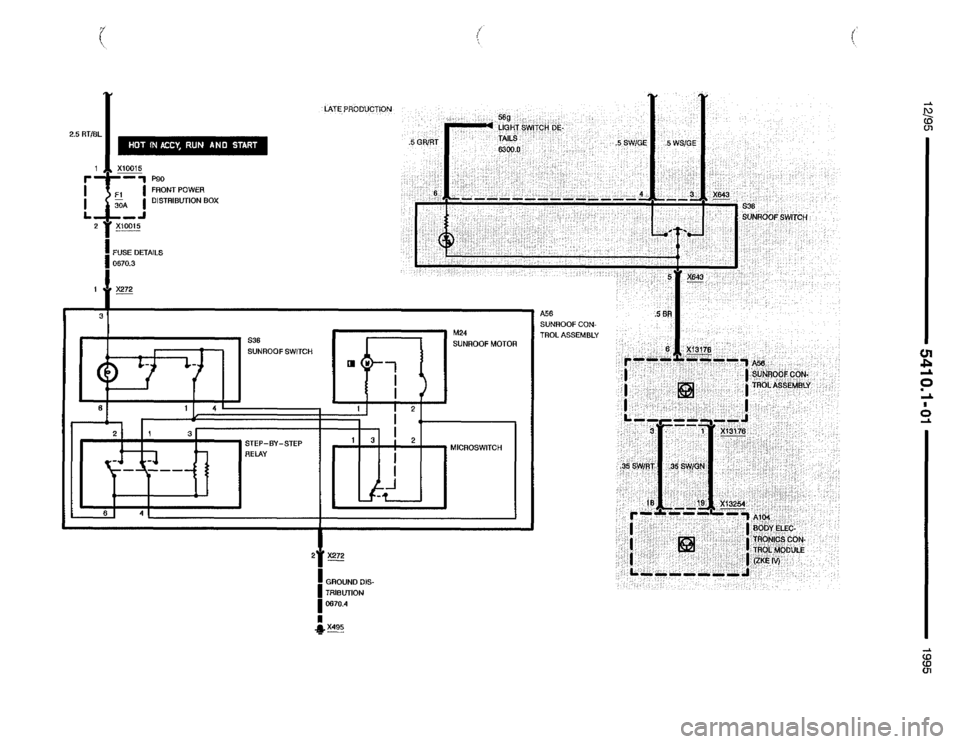 BMW 318ti 1995 E36 Electrical Troubleshooting Manual 