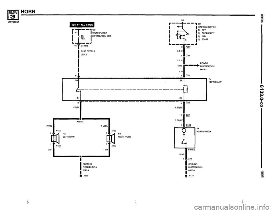 BMW 318ti 1995 E36 Electrical Troubleshooting Manual 
