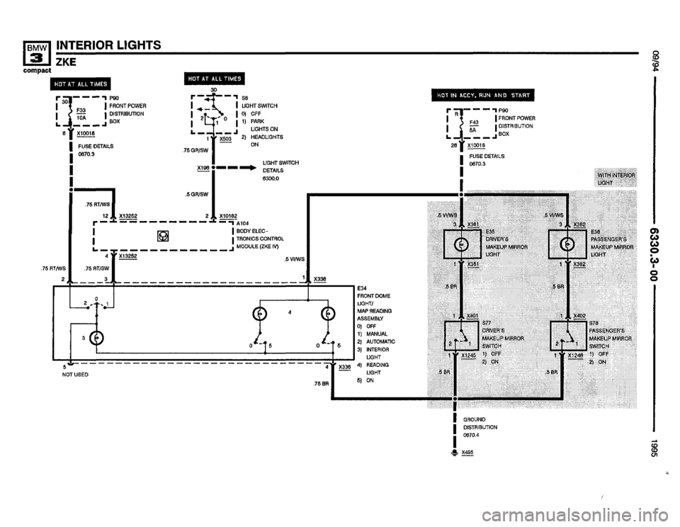 BMW 318ti 1995 E36 Electrical Troubleshooting Manual BMW 318ti 1995 E36 Electrical Troubleshooting Manual