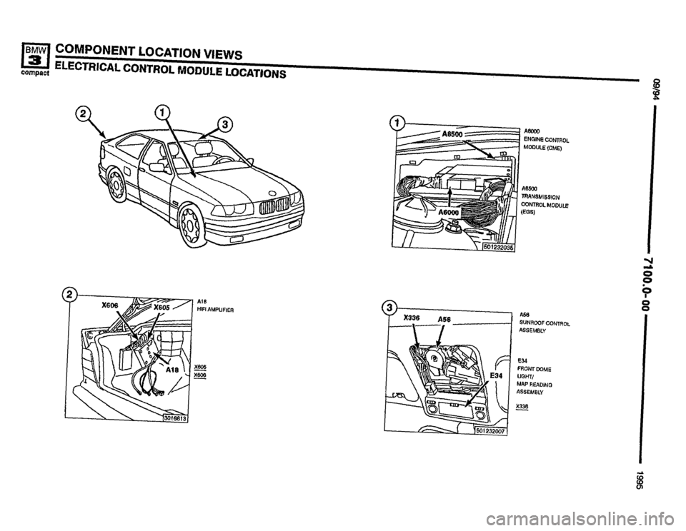BMW 318ti 1995 E36 Electrical Troubleshooting Manual 