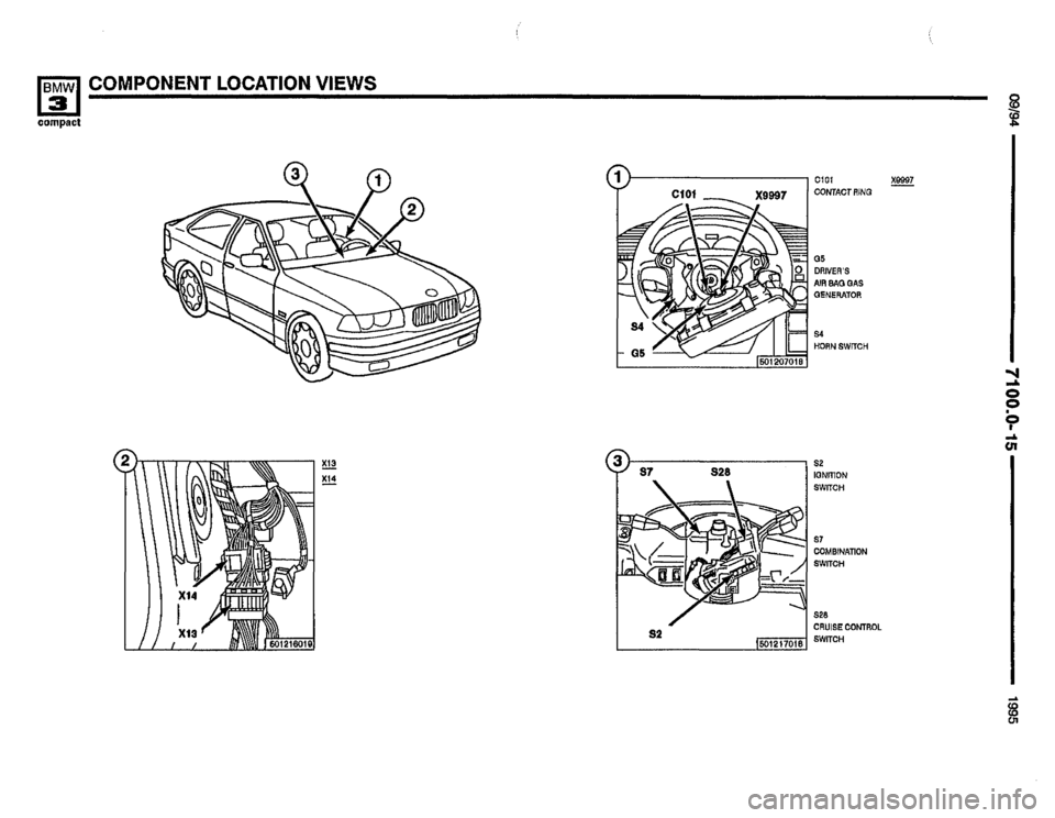 BMW 318ti 1995 E36 Electrical Troubleshooting Manual 