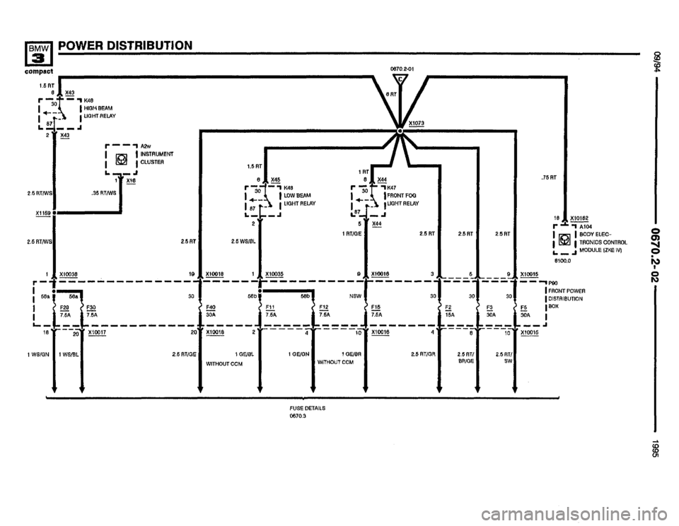 BMW 318ti 1995 E36 Electrical Troubleshooting Manual 