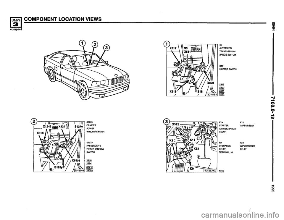 BMW 318ti 1995 E36 Electrical Troubleshooting Manual 