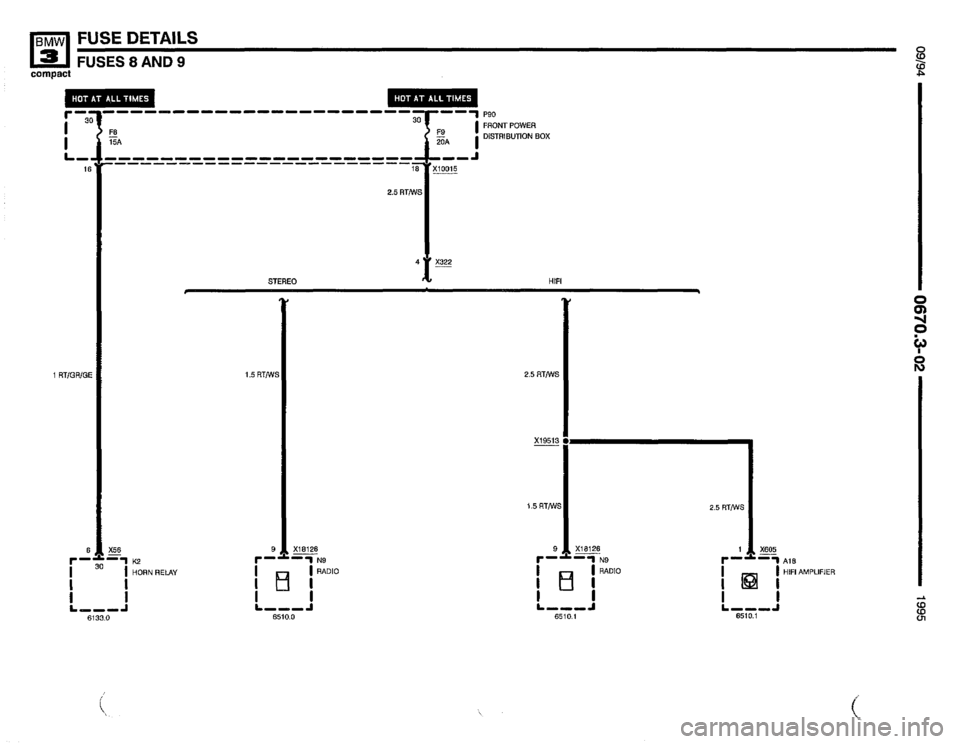 BMW 318ti 1995 E36 Electrical Troubleshooting Manual 