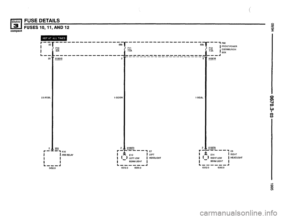 BMW 318ti 1995 E36 Electrical Troubleshooting Manual 