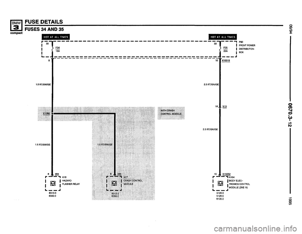 BMW 318ti 1995 E36 Electrical Troubleshooting Manual 