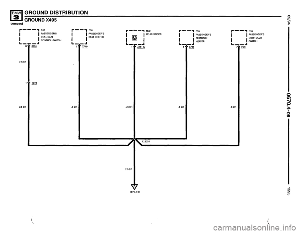 BMW 318ti 1995 E36 Electrical Troubleshooting Manual 