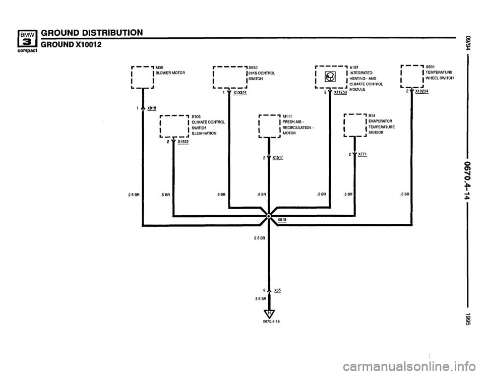 BMW 318ti 1995 E36 Electrical Troubleshooting Manual 