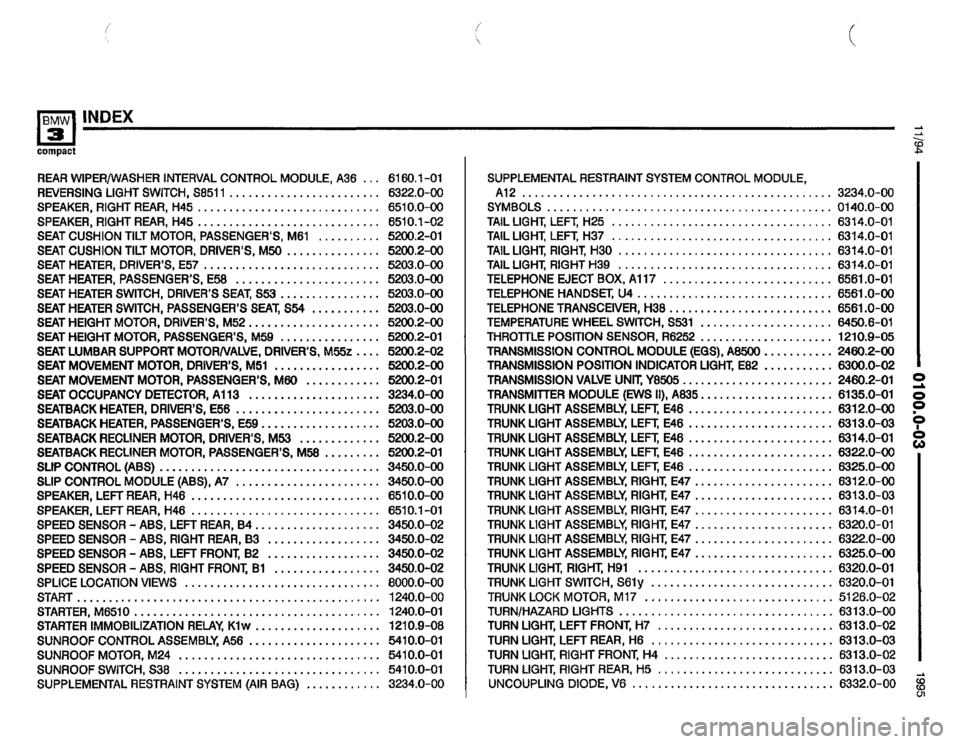 BMW 318ti 1995 E36 Electrical Troubleshooting Manual BMW 318ti 1995 E36 Electrical Troubleshooting Manual, Page 8