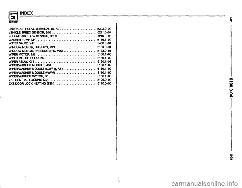 BMW 318ti 1995 E36 Electrical Troubleshooting Manual BMW 318ti 1995 E36 Electrical Troubleshooting Manual, Page 9
