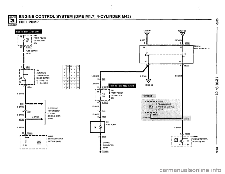 BMW 318ti 1995 E36 Electrical Troubleshooting Manual 