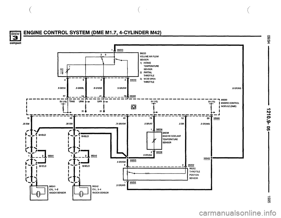 BMW 318ti 1995 E36 Electrical Troubleshooting Manual 