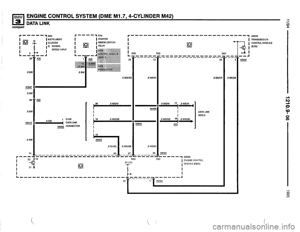 BMW 318ti 1995 E36 Electrical Troubleshooting Manual 