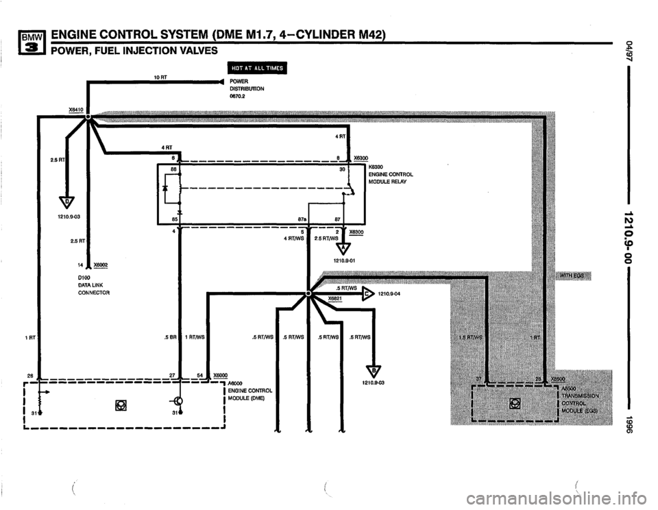 BMW M3 1996 E36 Electrical Troubleshooting Manual 