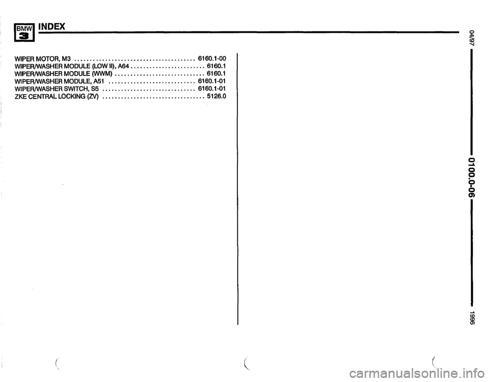 BMW 328i 1996 E36 Electrical Troubleshooting Manual 