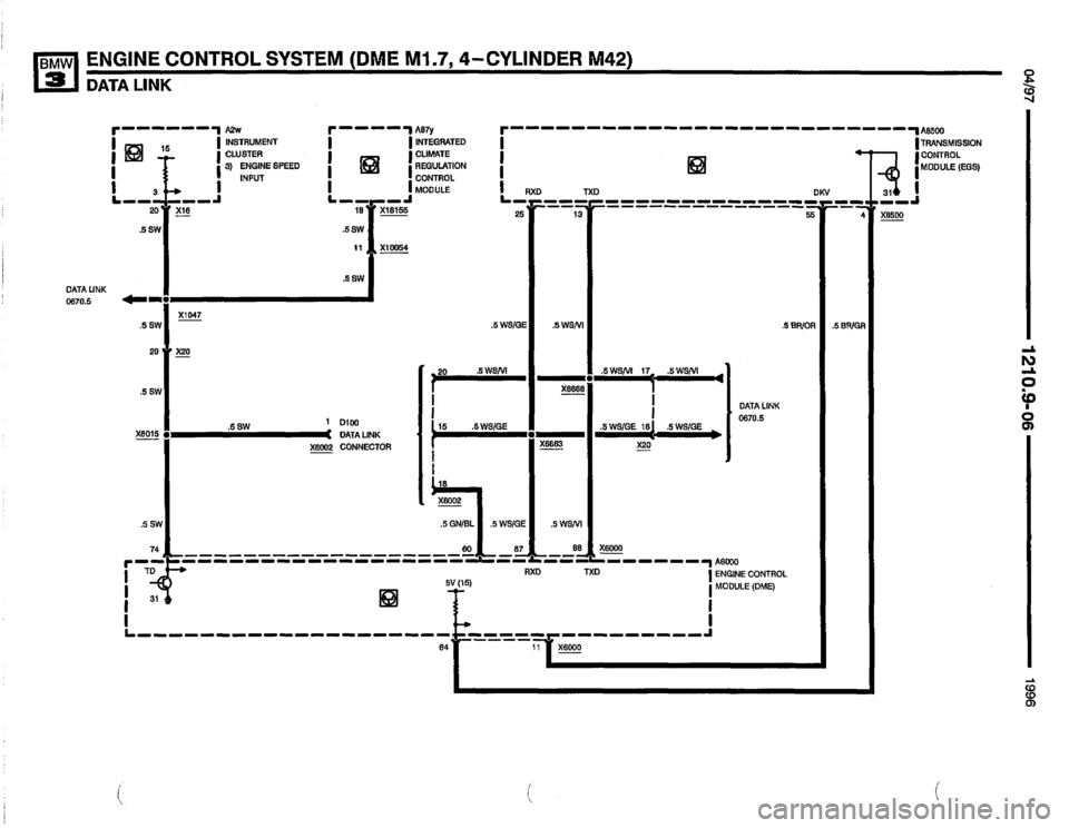 BMW M3 1996 E36 Electrical Troubleshooting Manual 