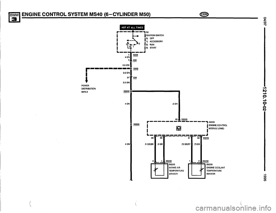 BMW M3 1996 E36 Electrical Troubleshooting Manual 