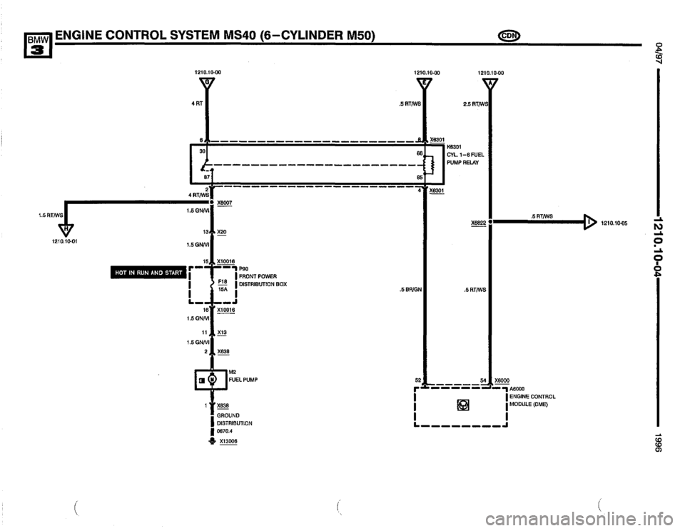 BMW M3 1996 E36 Electrical Troubleshooting Manual 