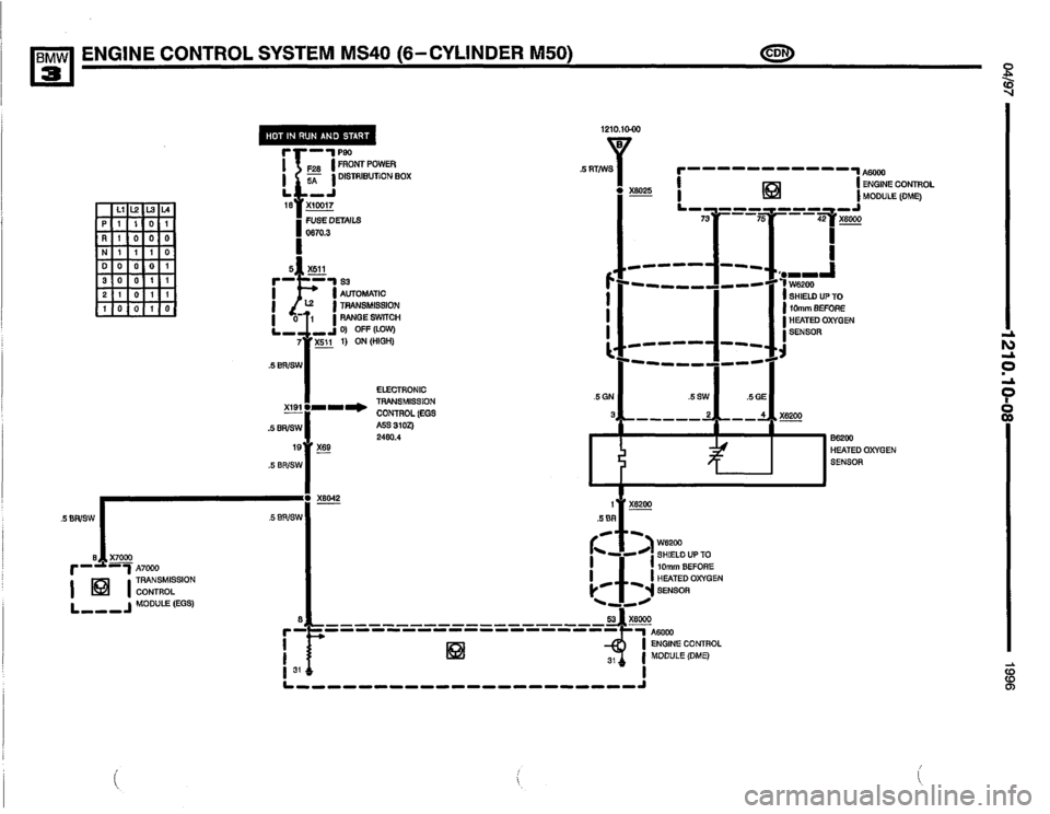 BMW M3 1996 E36 Electrical Troubleshooting Manual 