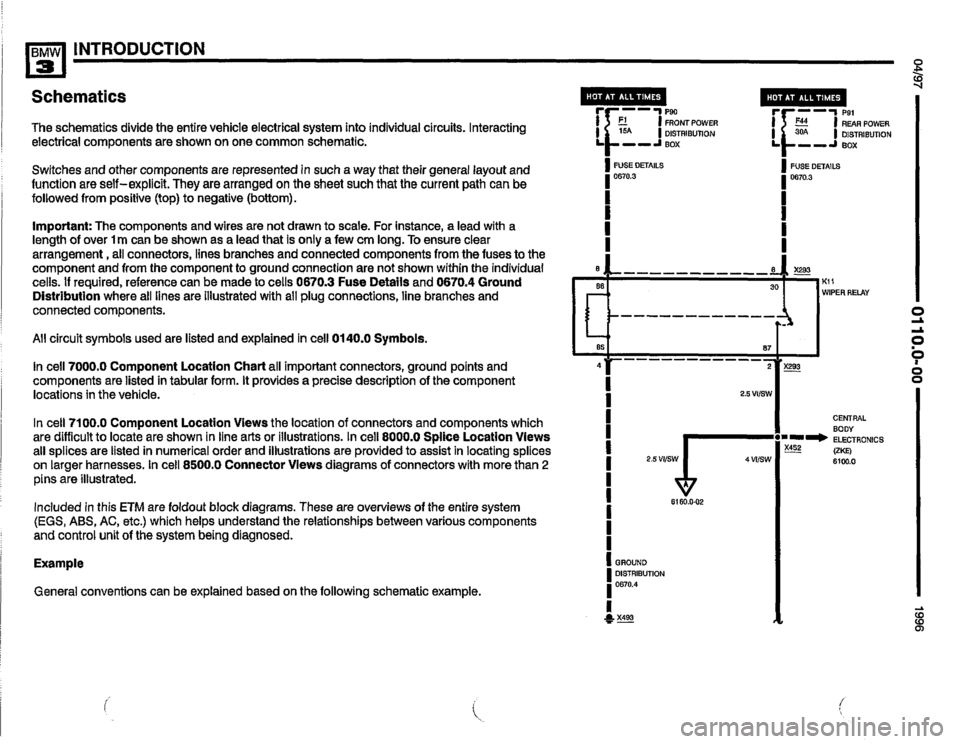 BMW M3 1996 E36 Electrical Troubleshooting Manual 