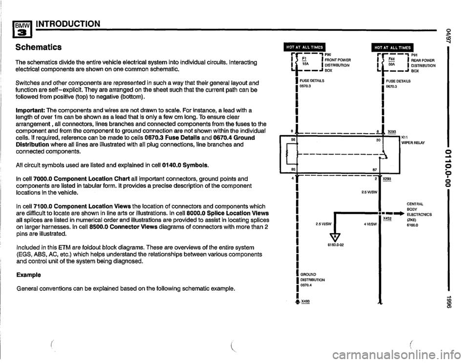 BMW 318i 1996 E36 Electrical Troubleshooting Manual 