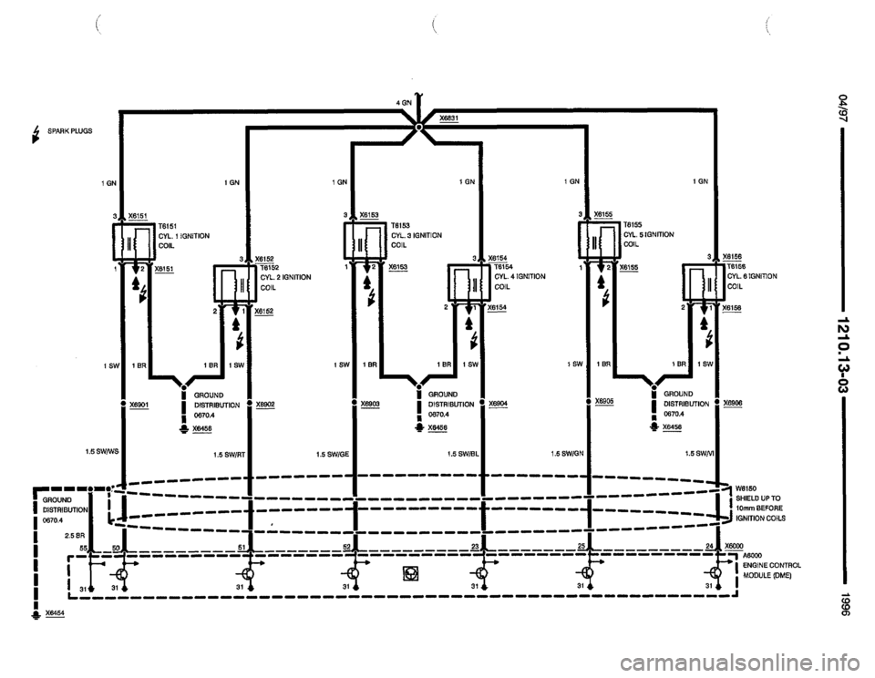 BMW M3 1996 E36 Electrical Troubleshooting Manual 