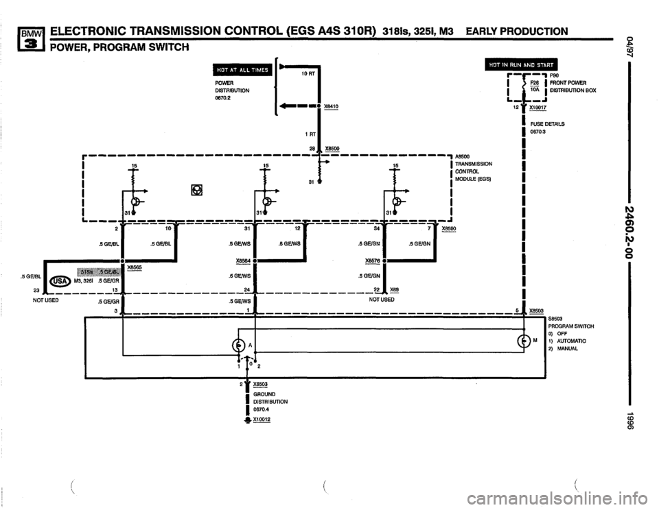BMW 325i 1996 E36 Electrical Troubleshooting Manual BMW 325i 1996 E36 Electrical Troubleshooting Manual