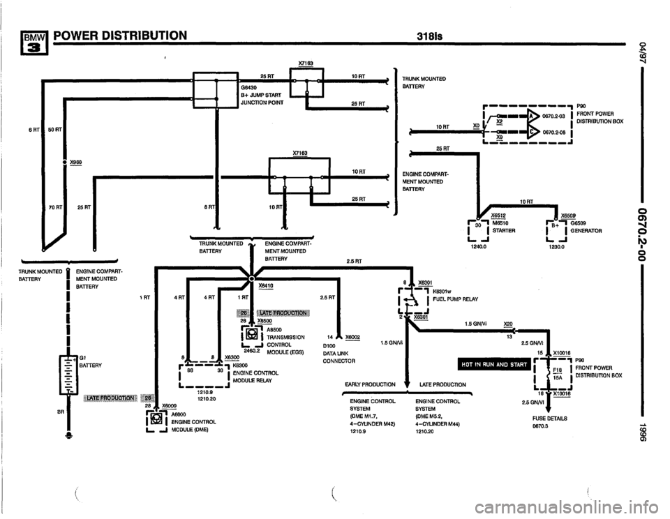 BMW 328i 1996 E36 Electrical Troubleshooting Manual 