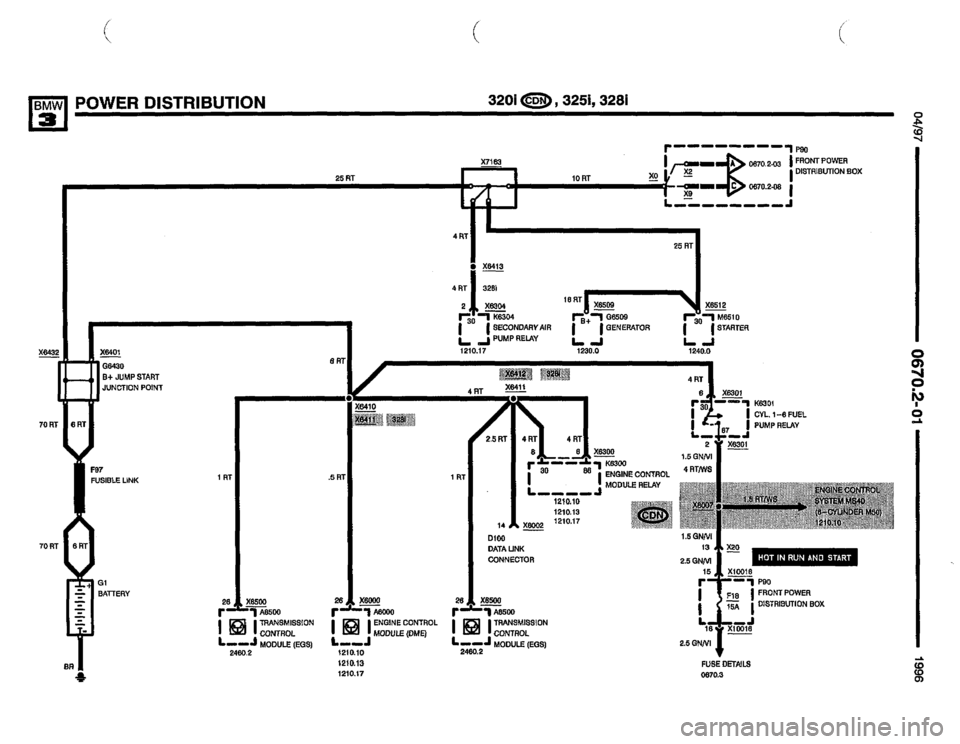 BMW M3 1996 E36 Electrical Troubleshooting Manual 