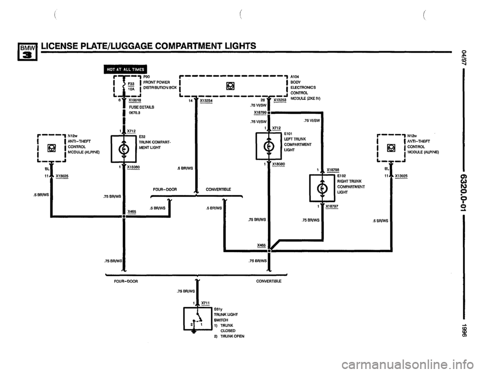 BMW 325i 1996 E36 Electrical Troubleshooting Manual BMW 325i 1996 E36 Electrical Troubleshooting Manual
