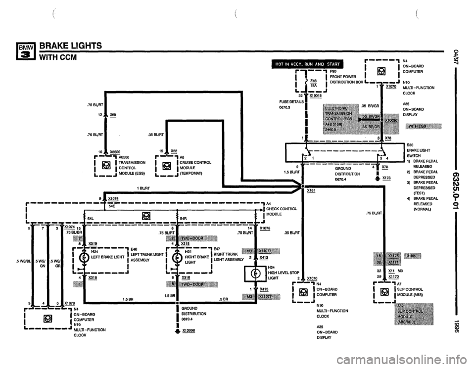 BMW 325i 1996 E36 Electrical Troubleshooting Manual BMW 325i 1996 E36 Electrical Troubleshooting Manual