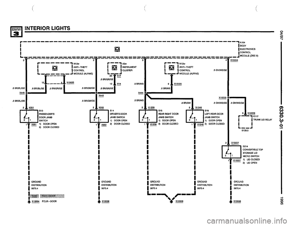 BMW 325i 1996 E36 Electrical Troubleshooting Manual BMW 325i 1996 E36 Electrical Troubleshooting Manual