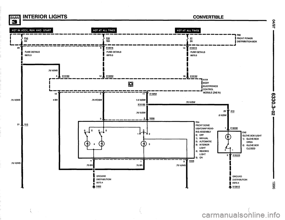 BMW 325i 1996 E36 Electrical Troubleshooting Manual BMW 325i 1996 E36 Electrical Troubleshooting Manual