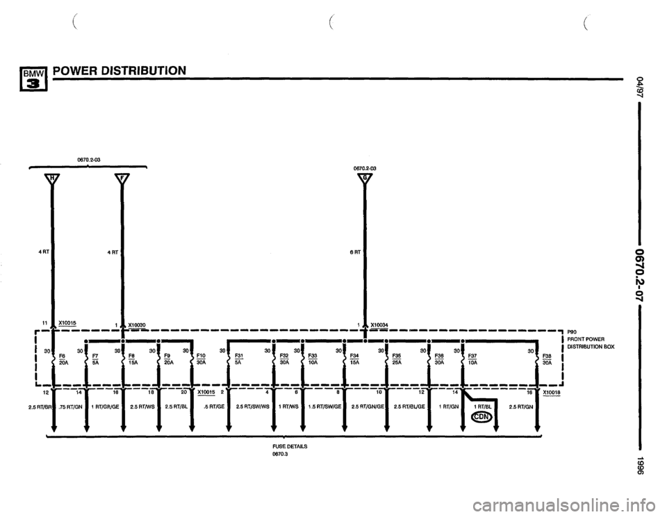 BMW 318i 1996 E36 Electrical Troubleshooting Manual 