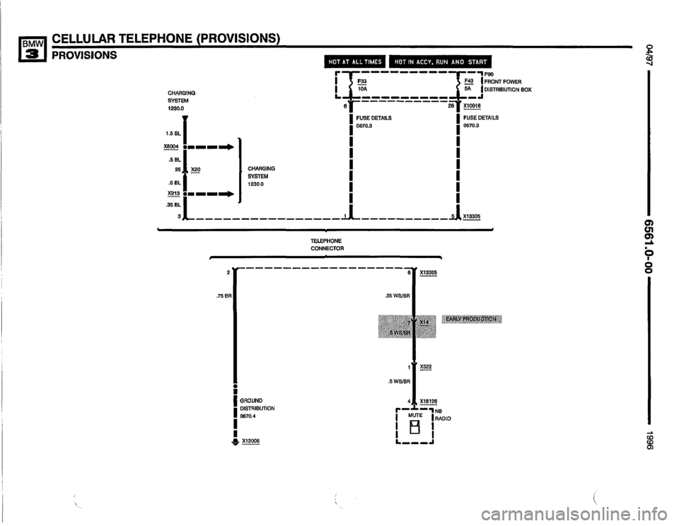 BMW 328i 1996 E36 Electrical Troubleshooting Manual 