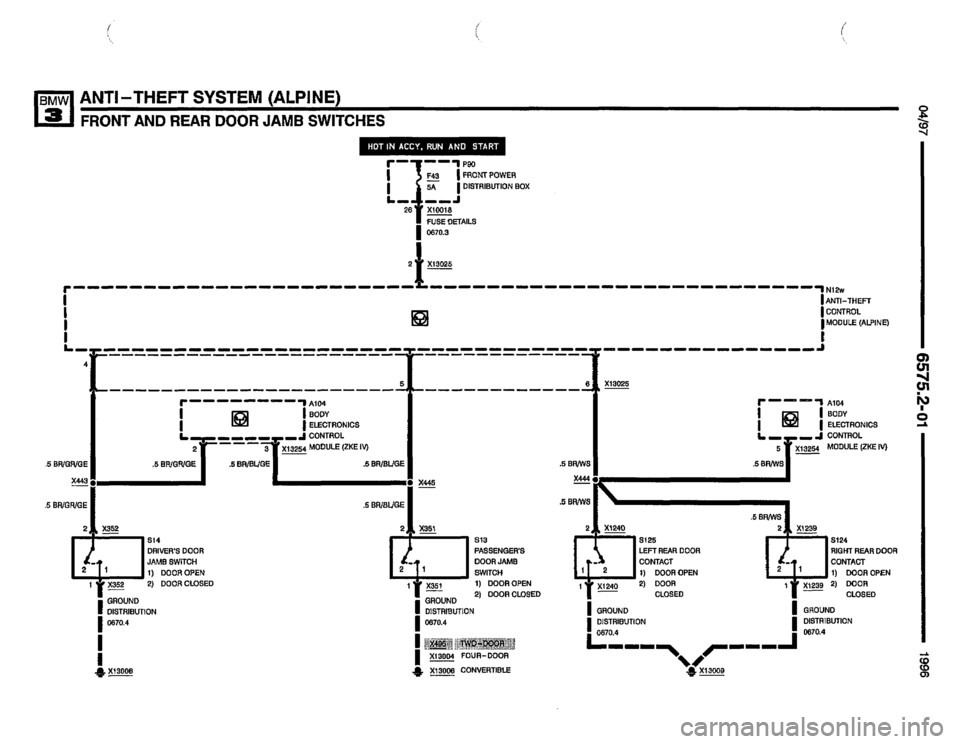 BMW 328i 1996 E36 Electrical Troubleshooting Manual BMW 328i 1996 E36 Electrical Troubleshooting Manual