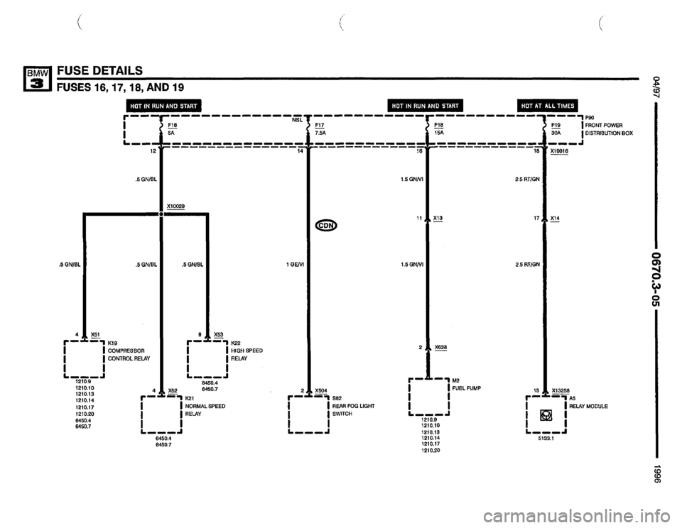 BMW M3 1996 E36 Electrical Troubleshooting Manual 