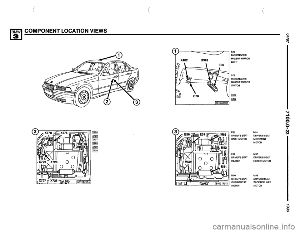 BMW 328i 1996 E36 Electrical Troubleshooting Manual 