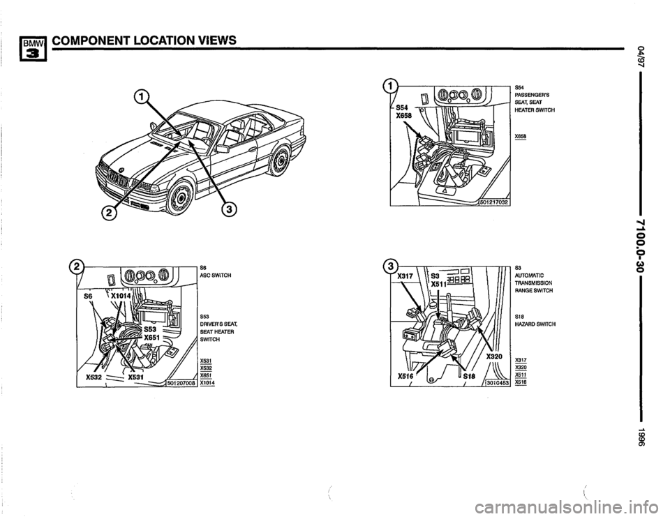BMW M3 1996 E36 Electrical Troubleshooting Manual 