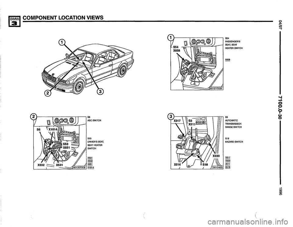 BMW 328i 1996 E36 Electrical Troubleshooting Manual 